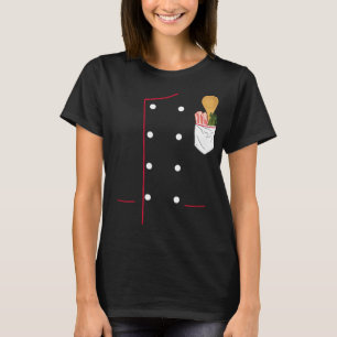 Culinary Funny Chef Coat Art For Cuisiners T-Shirt