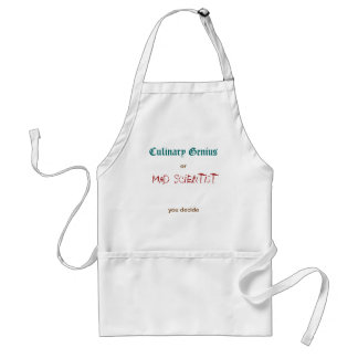 Culinary Genius/Mad Scientist Standard Apron
