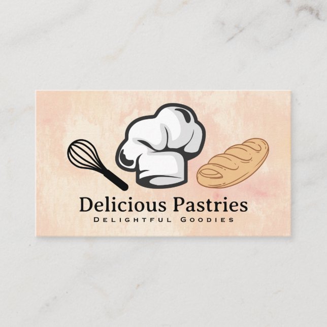 Culinary Hat | Restaurant  Business Card (Front)