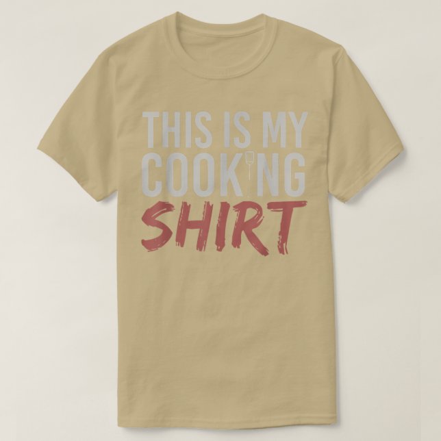 Culinary Meal Cook Hobby Food CookingFunny Chef  T-Shirt (Design Front)
