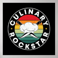 Culinary Rockstar word art cooking lovers