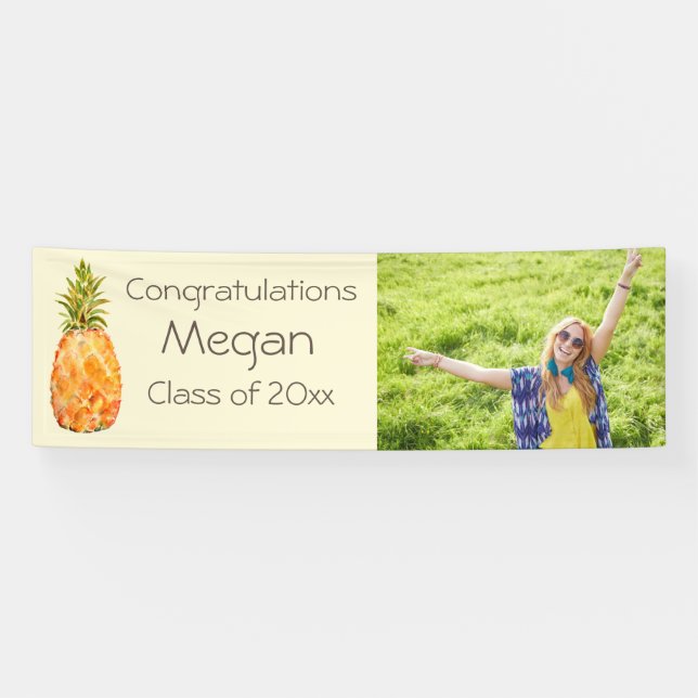 Culinary School [pineapple] Graduation Banner (Horizontal)