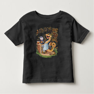 Culinary Serpent: A Snake in an Apron Toddler T-Shirt