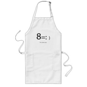 culinary "type" apron