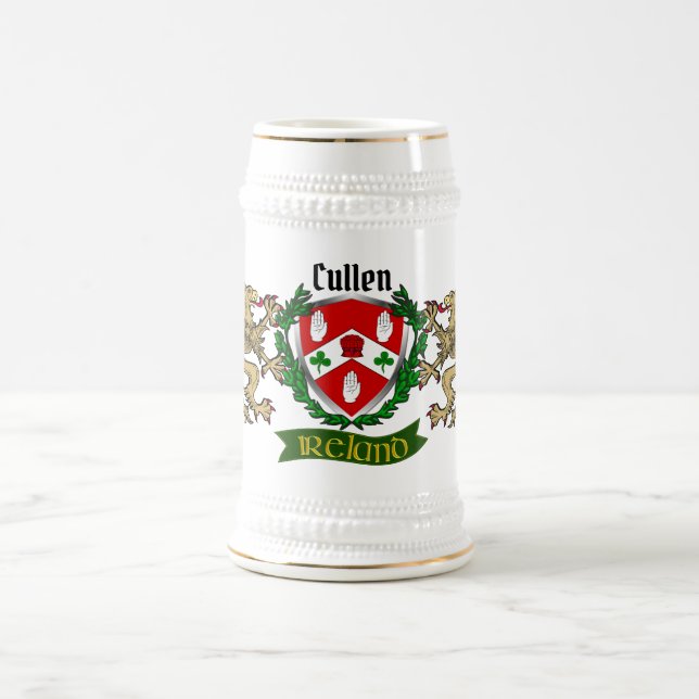 Cullen/O'Cullen Irish Shield Beer Stein (Center)