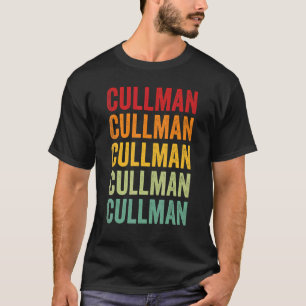 Cullman County Alabama Rainbow Text Design T-Shirt