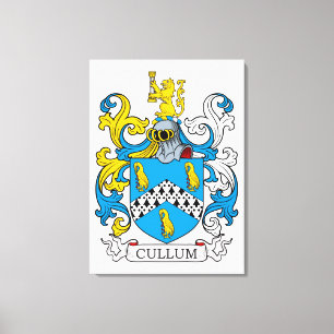 Cullum Family Crest Canvas Print