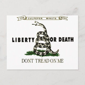 CULPEPER FLAG POSTCARD