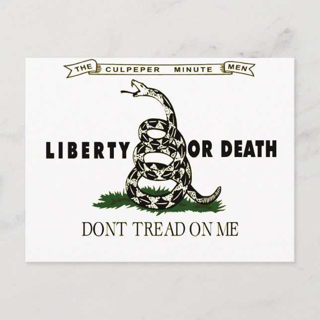 CULPEPER FLAG POSTCARD (Front)