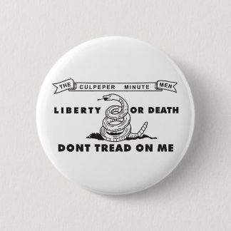 Culpeper Minute Men flag 6 Cm Round Badge