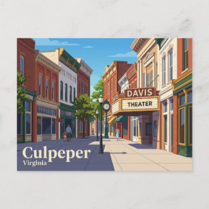 Culpeper USA Postcard