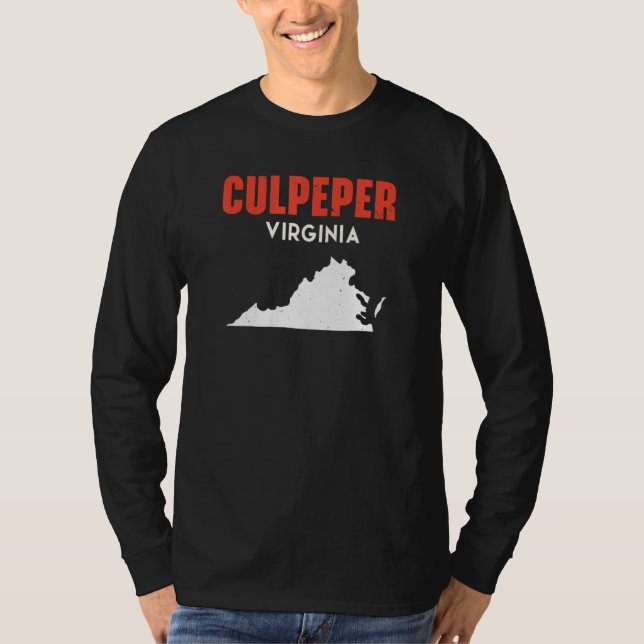 Culpeper Virginia USA State America Travel Virgini T-Shirt (Front)
