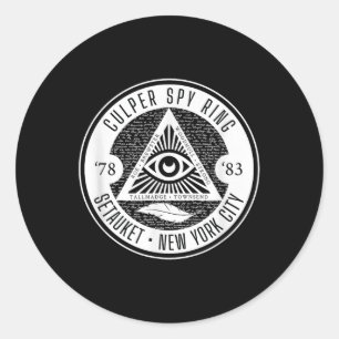 Culper Spy Ring Revolutionary War  Classic Round Sticker