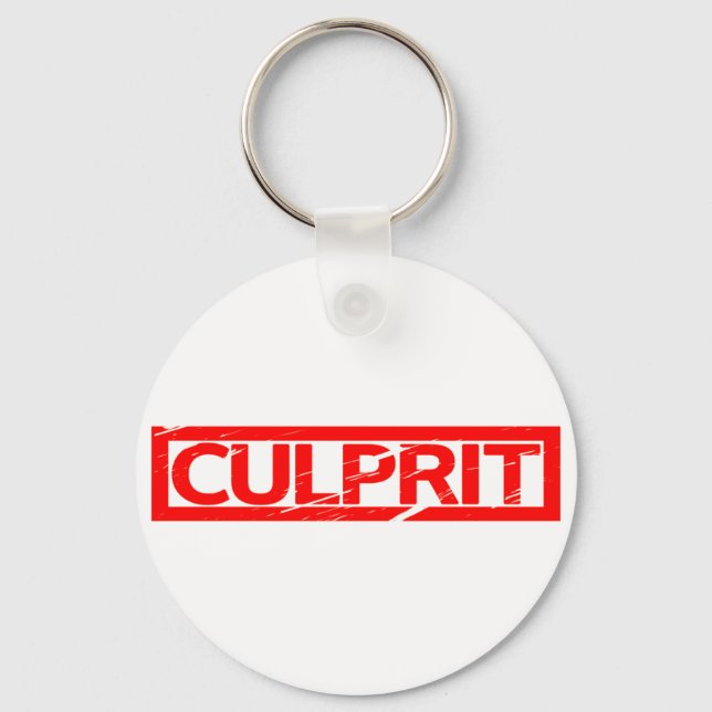 Culprit Stamp Key Ring (Front)