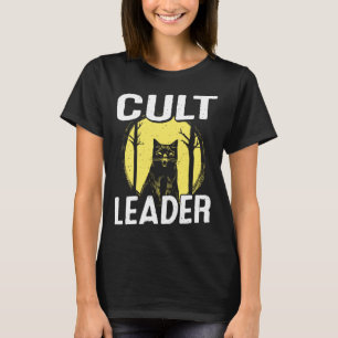 Cult Leader Cat Satanic Baphomet Occult Witchcraft T-Shirt