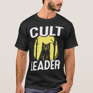 Cult Leader Cat Satanic Baphomet Occult Witchcraft T-Shirt