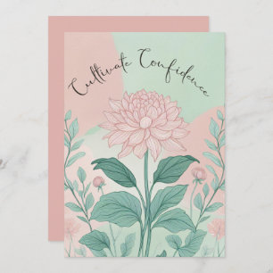 Cultivate Confidence Themed  Invitation