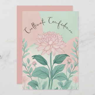Cultivate Confidence Themed  Invitation