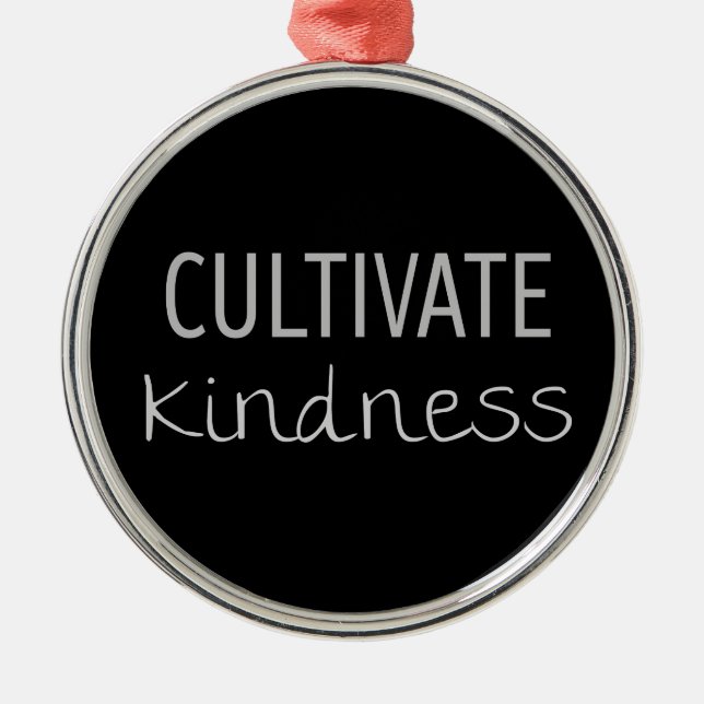 Cultivate Kindness Metal Tree Decoration (Front)