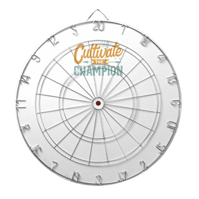 Cultivate The Champion  Dartboard (Front)