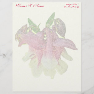 Cultivated Columbine Letterhead Yellow