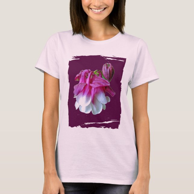 Cultivated Columbine Spaghetti Strap T-Shirt (Front)