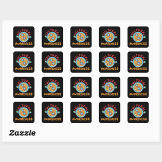 CULTURAL AWARENESS - LABLIFE SQUARE STICKER