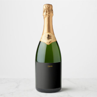 Cultural bottles sparkling wine label