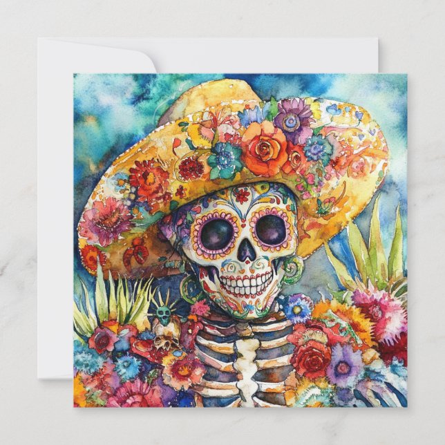 Cultural Celebration Day of the Dead  Invitation (Front)