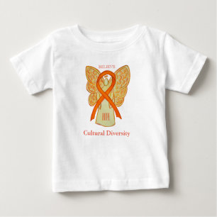 Cultural Diversity Awareness Orange Ribbon Shirt