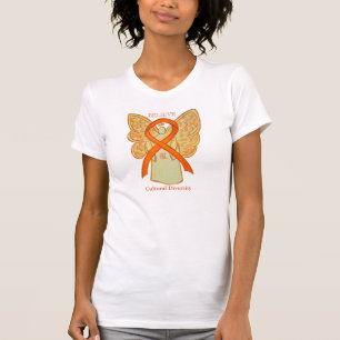 Cultural Diversity Awareness Ribbon Angel Shirt