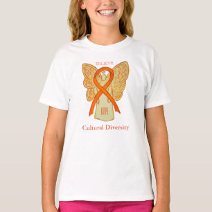 Cultural Diversity Awareness Ribbon Custom T-Shirt