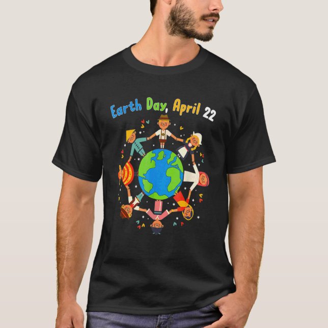 Cultural Diversity Children Around The World Earth T-Shirt (Front)