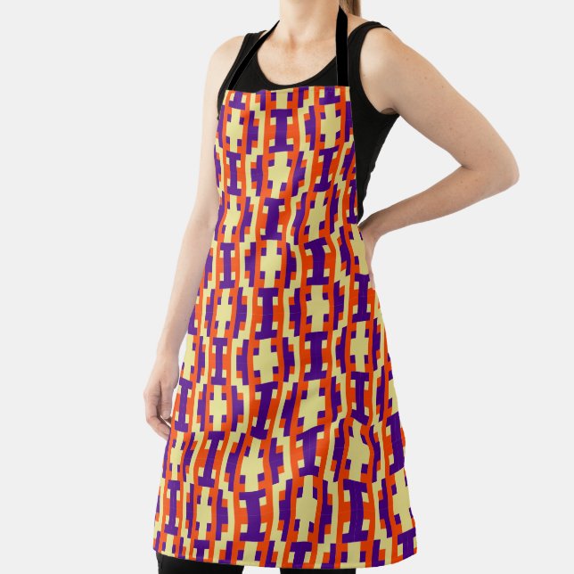 Cultural Fusion Geometric Seamless Apron (Insitu)