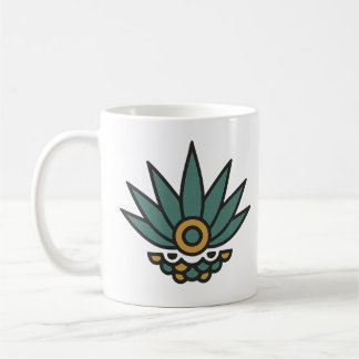 Cultural Symbolism – Agave, Eagle & Snake Heart Coffee Mug