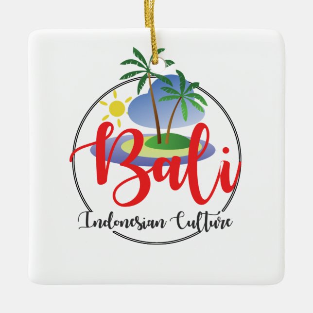 Culture Ceramic Tree Decoration (Front)