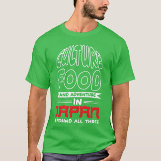 Culture food and adventure in Japan friends T-Shirt