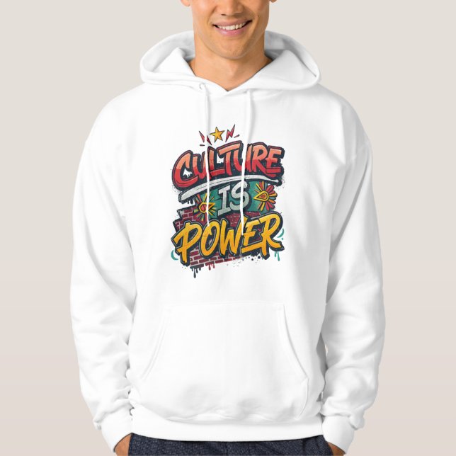 Culture Is Power Black History Month Black hoodie (Front)