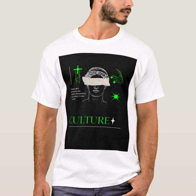 Culture Street Art Graphic Tee – Urban Creative Ex (Front)