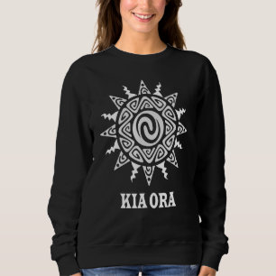Culture Sun Symbol Haka Kia Ora Dance New Zealand Sweatshirt