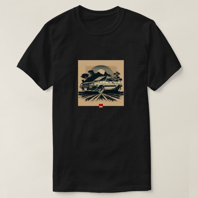 Culver City Hatchback Retro Fantasy T-Shirt (Design Front)