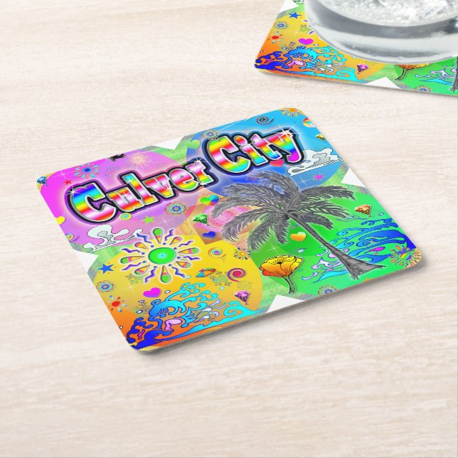 Culver CIty Quadro Seasons Coaster (Angled)