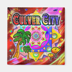 Culver City Tropical Friends Magnet