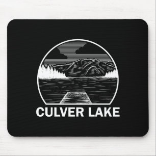 Culver lake new jersey funny fishing camping mouse pad