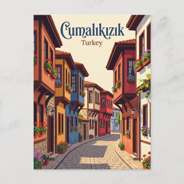 Cumalıkızık Turkey Postcard (Front)