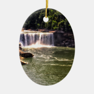 Cumberland Falls Ceramic Tree Decoration