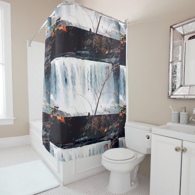Cumberland Falls  Shower Curtain (In Situ)