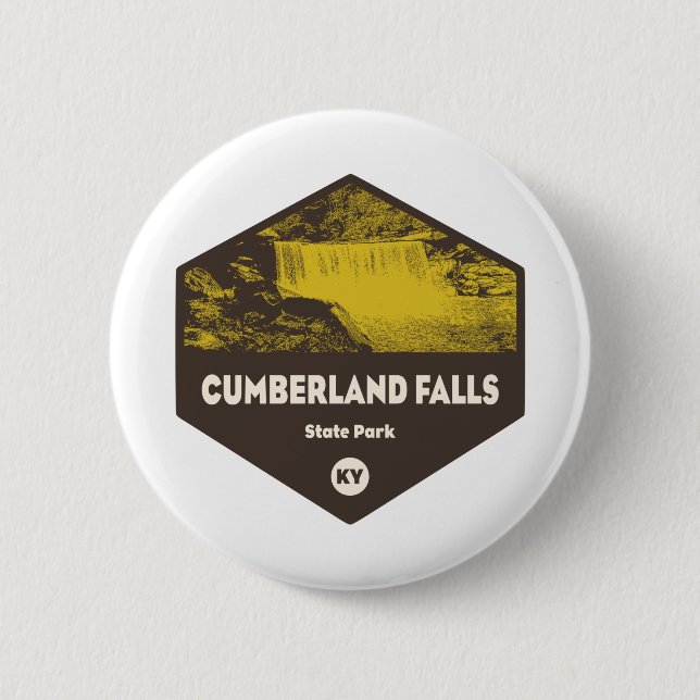 Cumberland Falls State Park Kentucky 6 Cm Round Badge (Front)