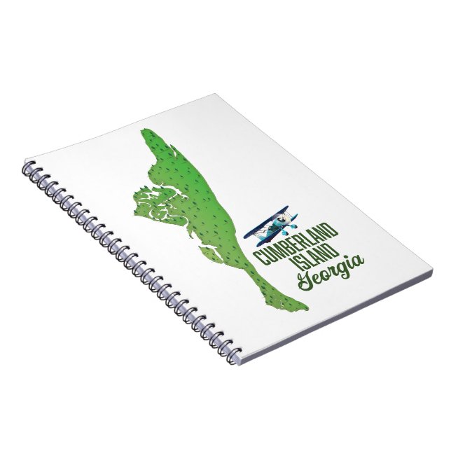Cumberland island Georgia Map Notebook (Right Side)