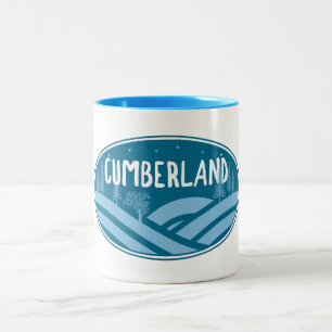 Cumberland Maryland Outdoors Two-Tone Coffee Mug